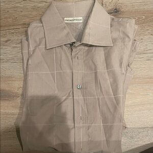 Emporio Armani Men's Beige Dress Pants